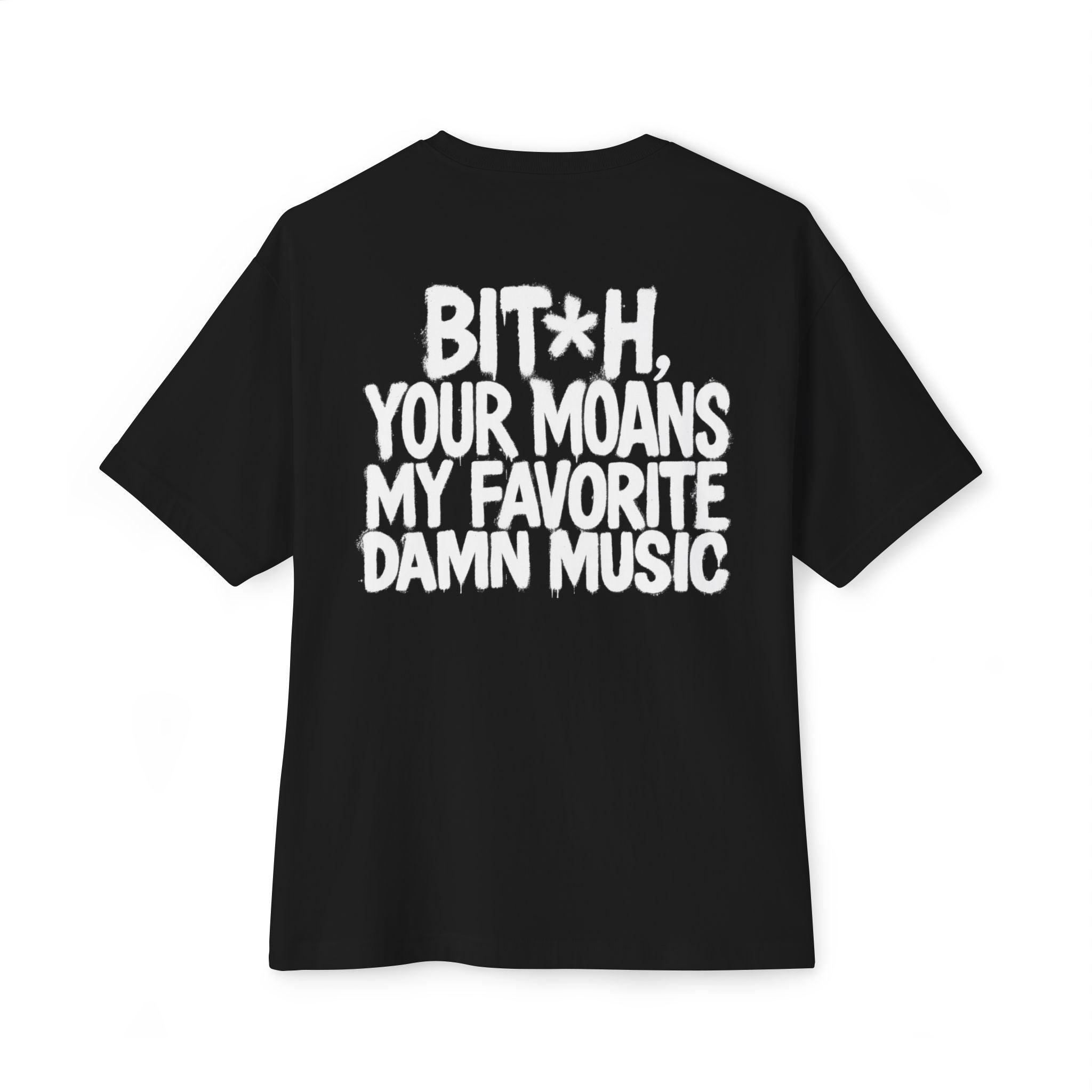 Black 'Watching Eyes' Boxy Tee — Minimal Eyes Graphic T-Shirt