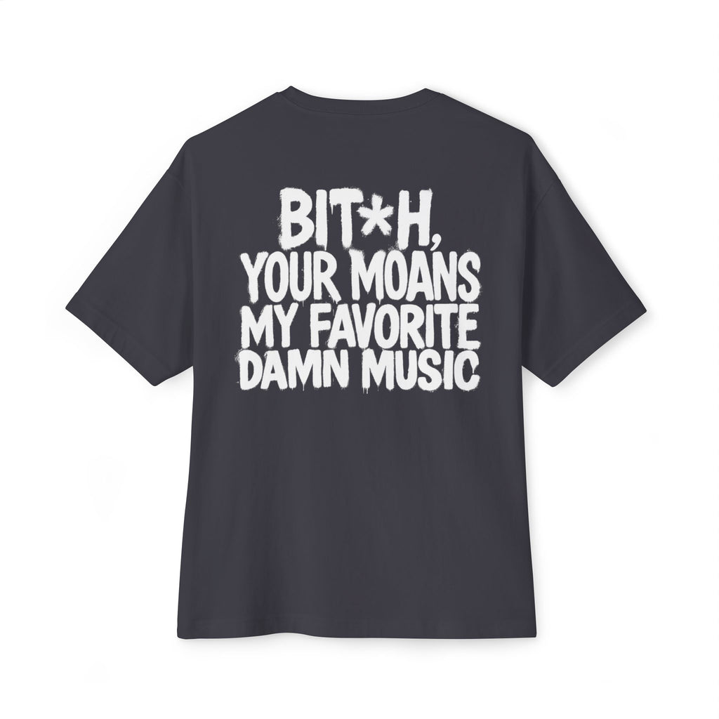 Black 'Watching Eyes' Boxy Tee — Minimal Eyes Graphic T-Shirt