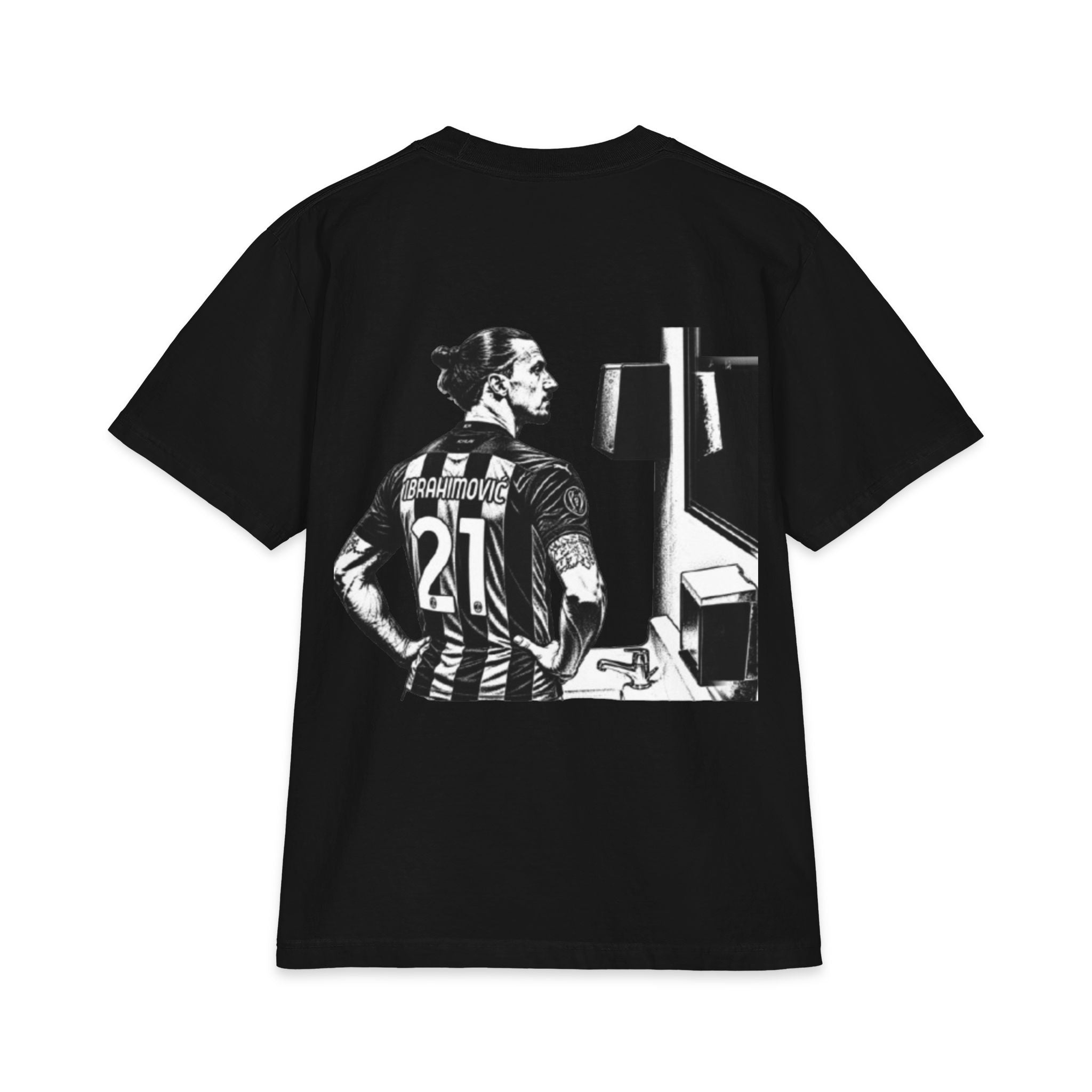 Graphic T-Shirt — "There's Only One of You" with Back Soccer Player Illustration